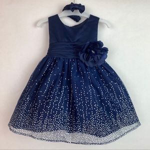 Tip Top Baby Girl’s Formal Dress Blue 12 months